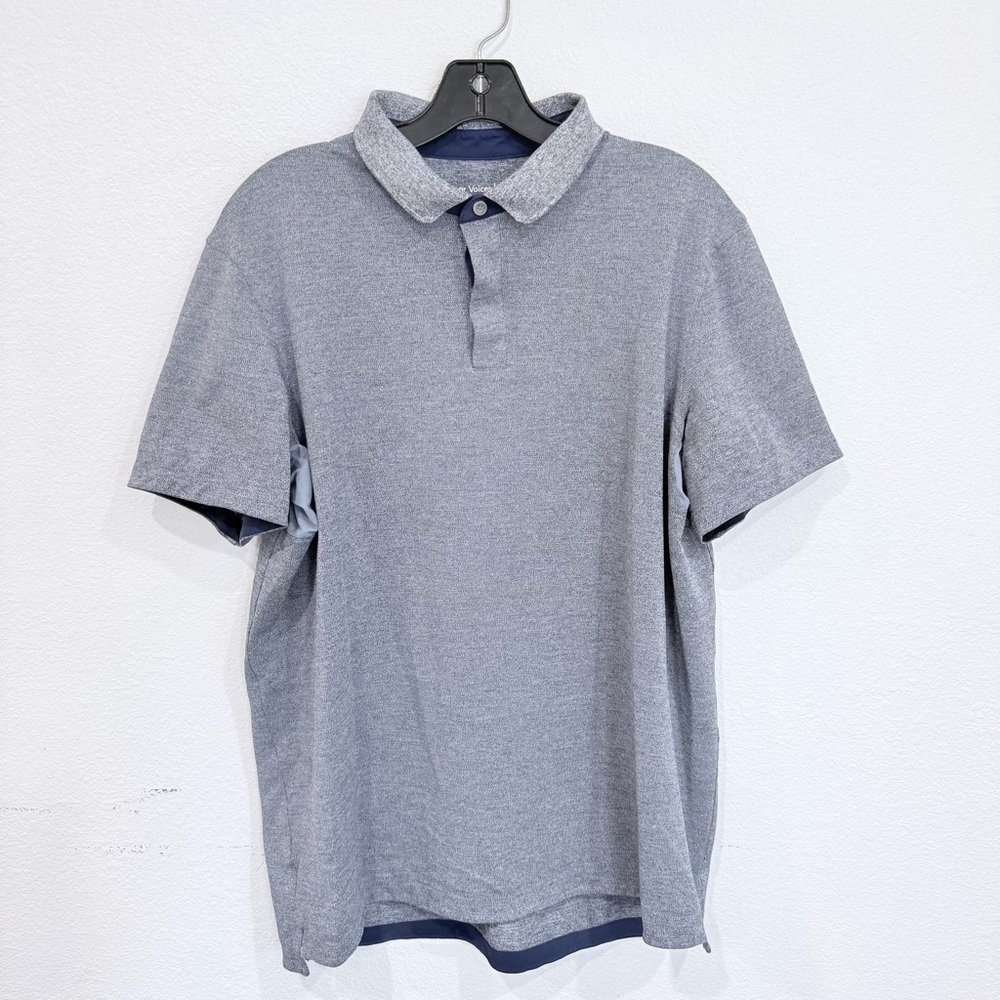 Men’s outdoor voices short sleeve polo shirt activewear performance size x-large